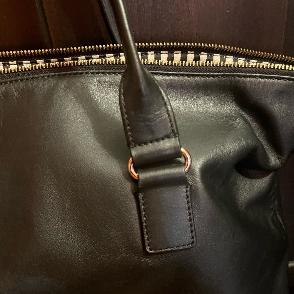 Kate Spade Hampton Road "Theresa" Black Leather Medium Bag - Picture 10 of 11